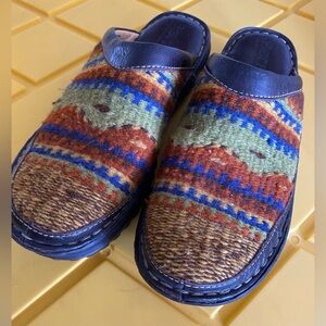 Born Green and Orange Cozy Indoor Slippers